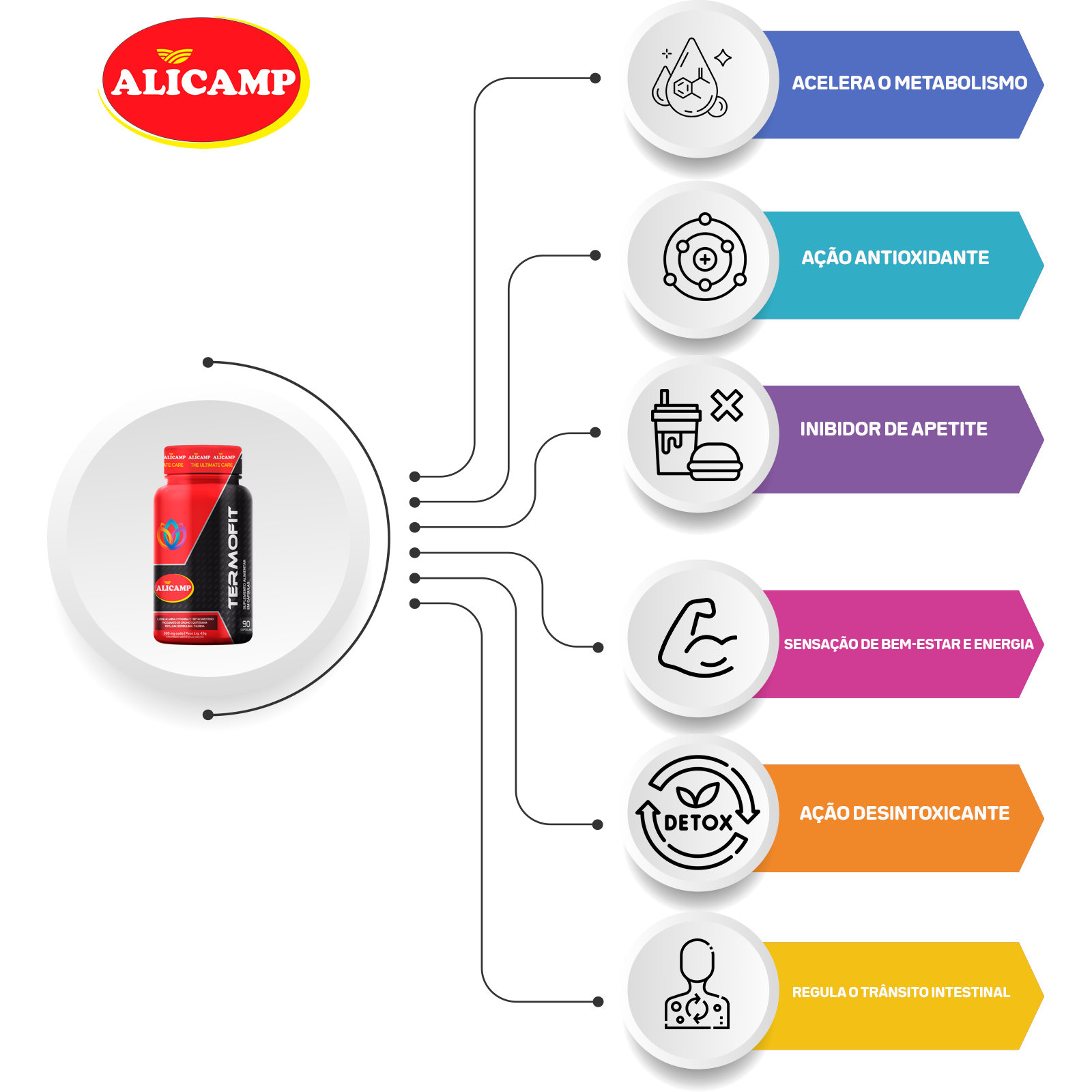 TERMOFIT ALICAMP 90 caps - Imagem 5